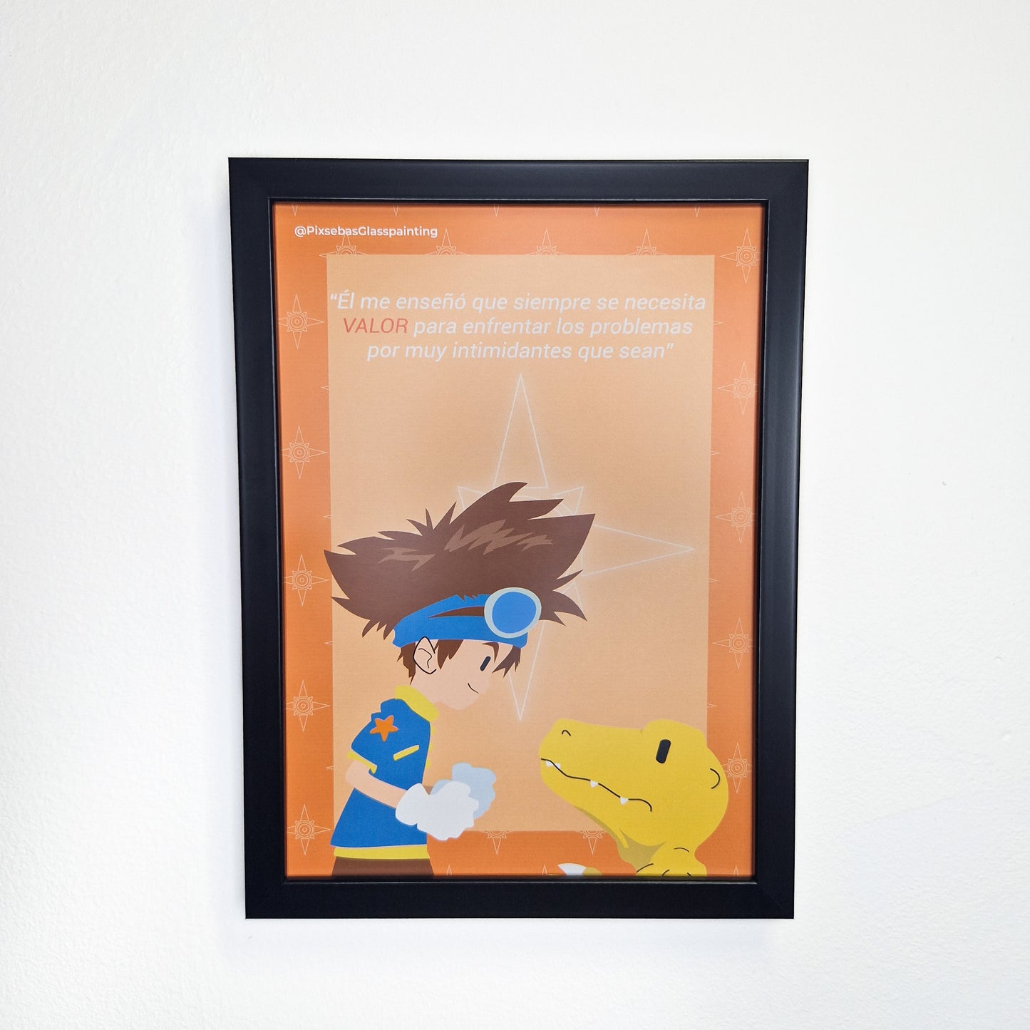 Print Agumon y Taichi - Digimon