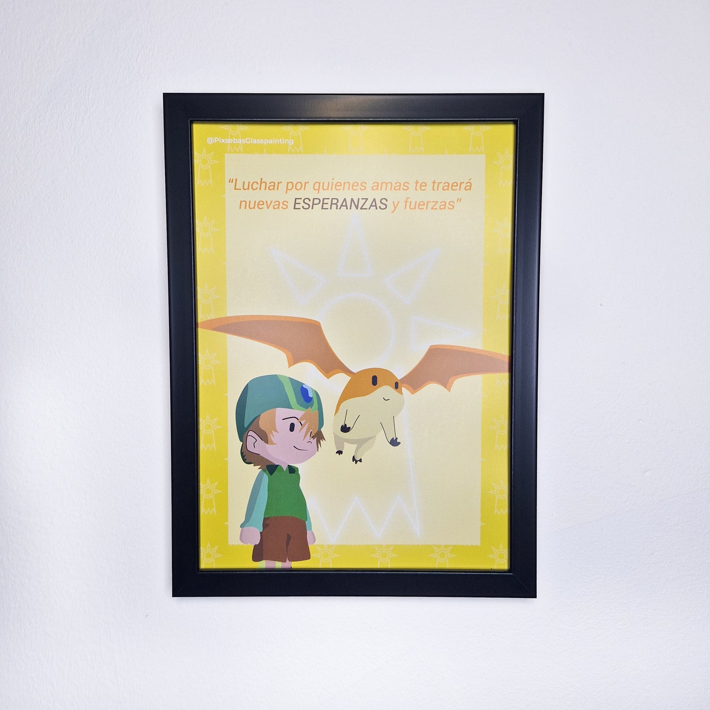 Print Patamon y Takeru - Digimon