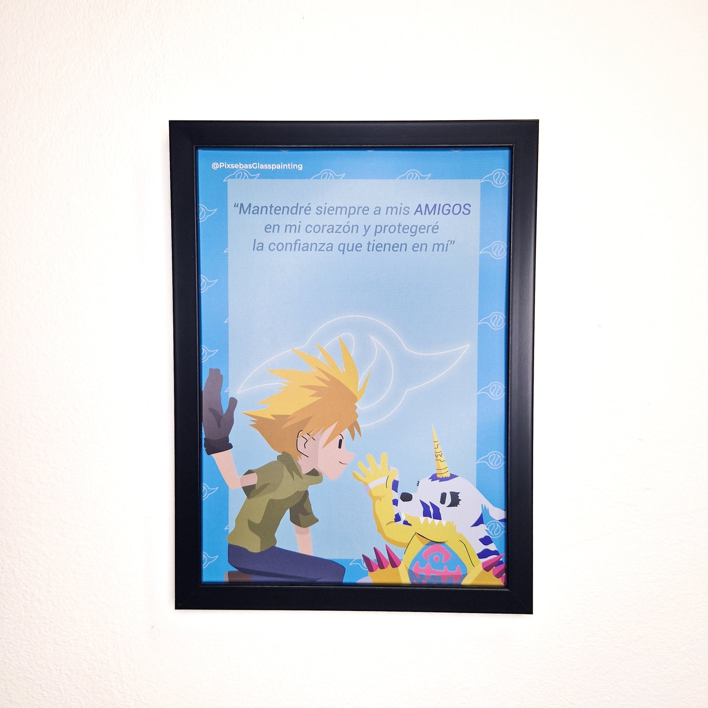 Print Gabumon y Yamato - Digimon